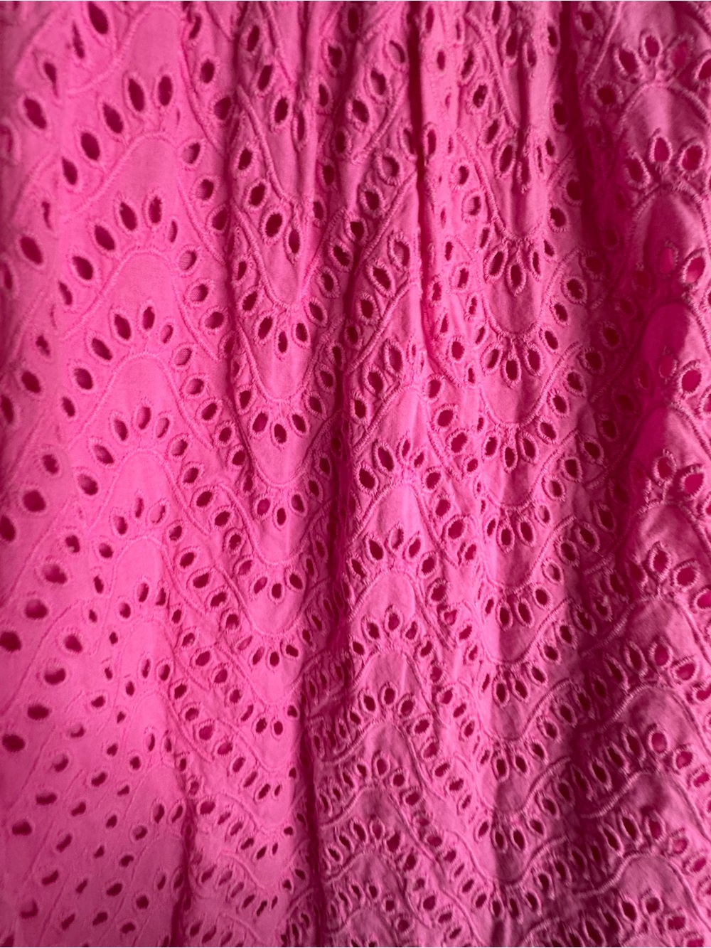 Vineyard Vines Pink Eyelet Mini Dress - Picture 2 of 7